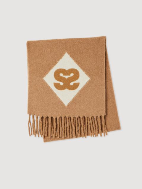Sandro Scarf with double S pattern