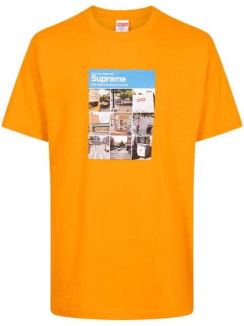 Supreme Verify photograph-print cotton T-shirt