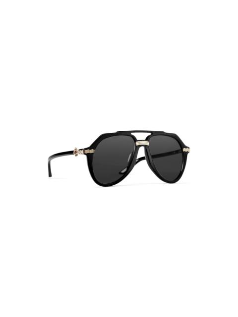 CASABLANCA Rajio Black & Gold Sunglasses
