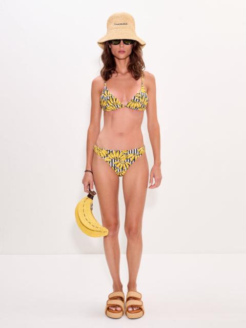 SIMONMILLER Bwai Bikini Top In Banana Stripe