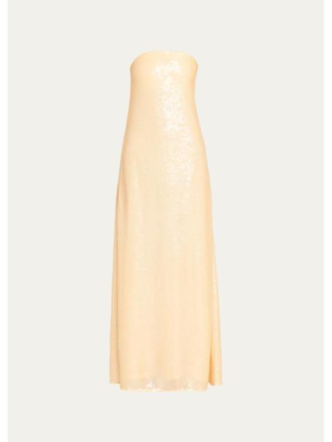 CHRISTOPHER ESBER Opaline Sequin Strapless Gown