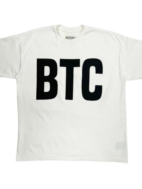SATOSHI NAKAMOTO BTC Short Sleeve Tee Shirt "White" SAT013