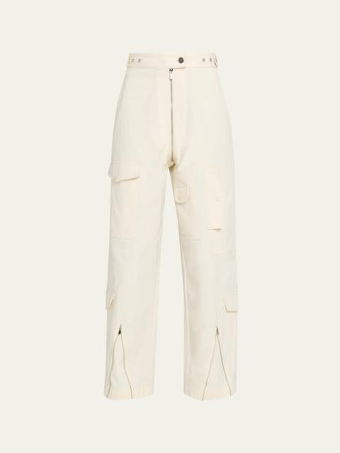CHRISTOPHER JOHN ROGERS Flight Suit Cargo Cotton Trousers