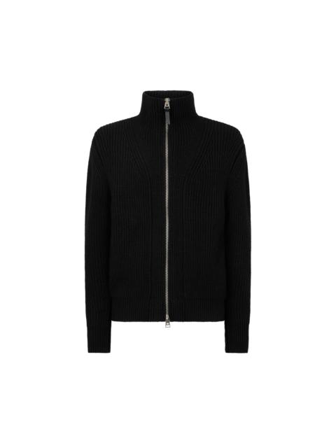 TOM FORD WOOL MOHAIR ZIP THROUGH