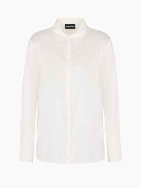 EMPORIO ARMANI Silk satin shirt