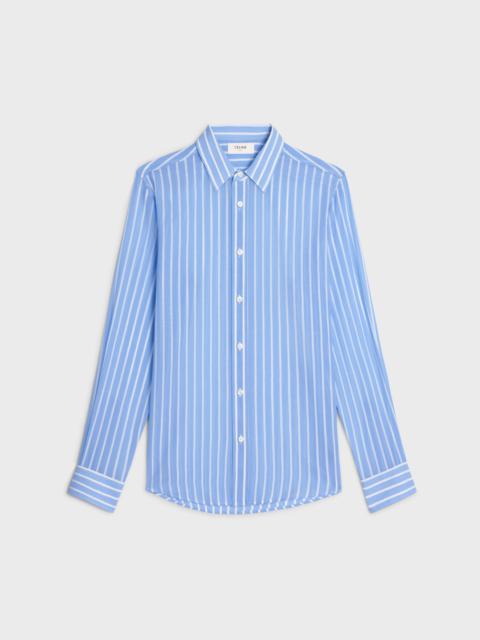 loose shirt in striped cotton