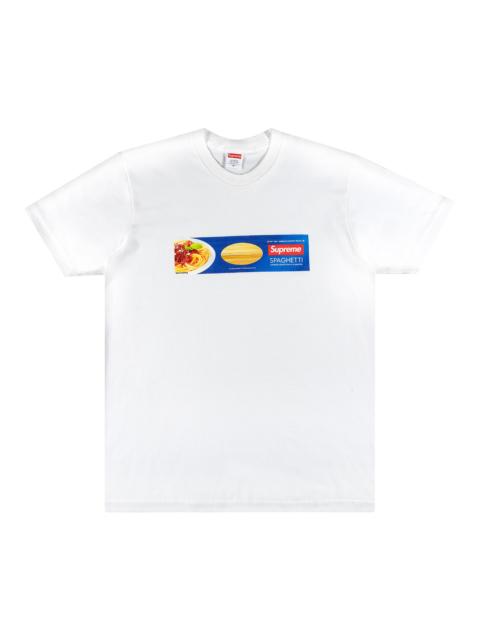 Supreme 대 스파게티 티 '화이트 이름 *