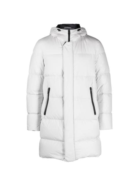 hooded padded parka coat