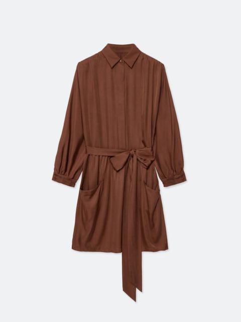 ALLSAINTS NOORA SILK-VISCOSE MINI DRESS