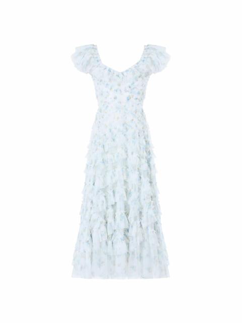 Needle & Thread Magnolia Ditsy Lola Backless Ballerina Dress