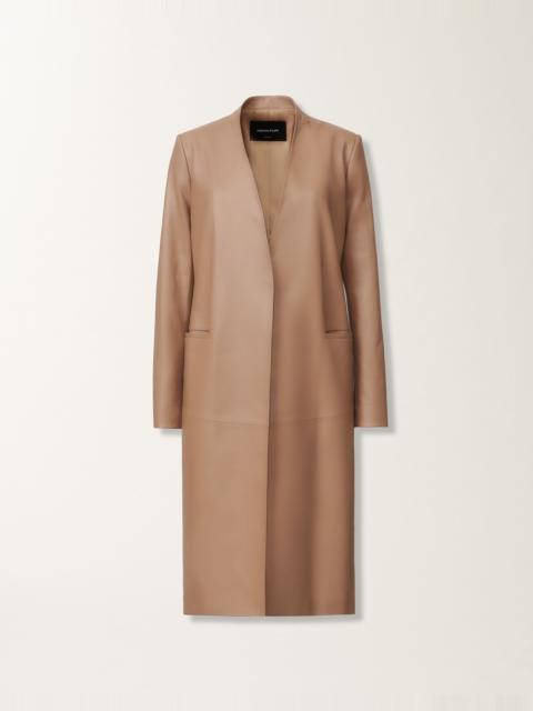 FABIANA FILIPPI Long nappa leather jacket