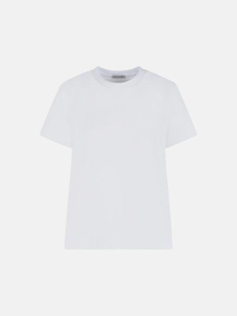 Moncler WHITE COTTON T-SHIRT
