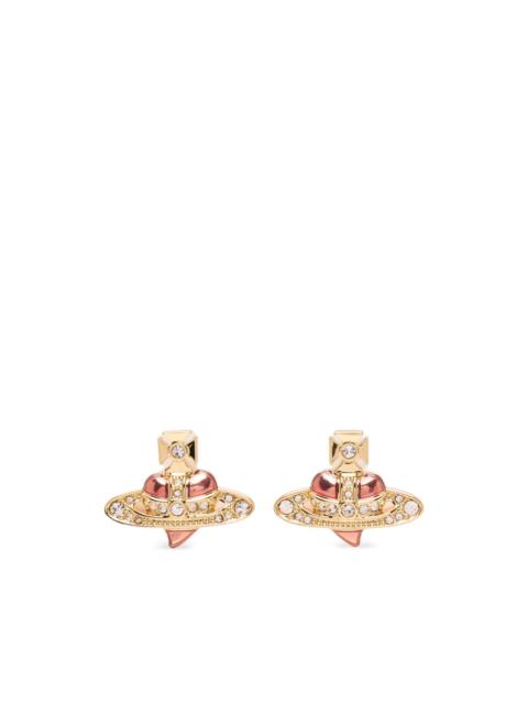 Vivienne Westwood heart-motif earrings
