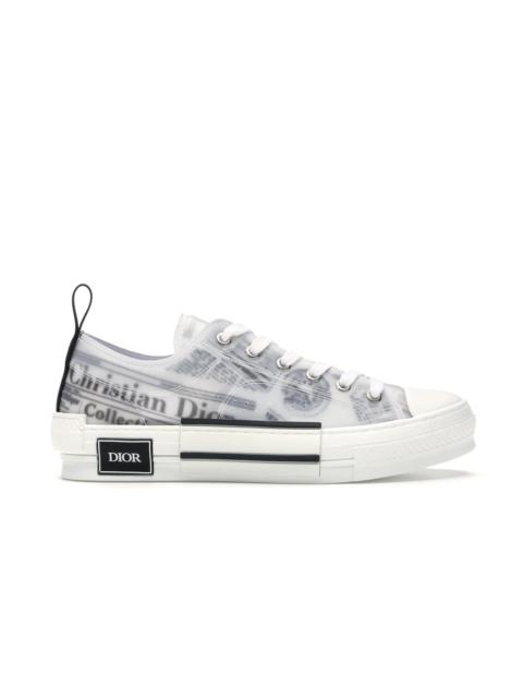 Dior Dior B23 Low Top Daniel Asham Newspaper