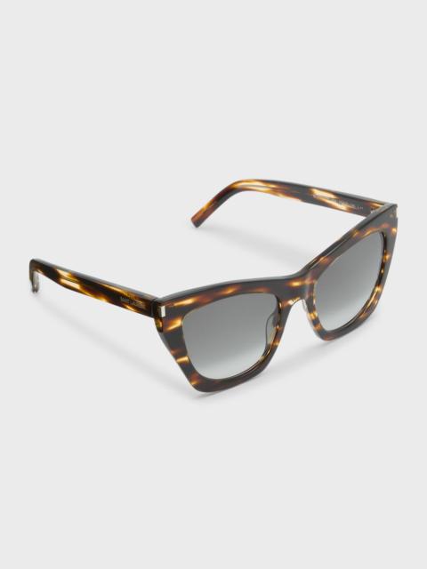 SAINT LAURENT Kate Acetate Cat-Eye Sunglasses