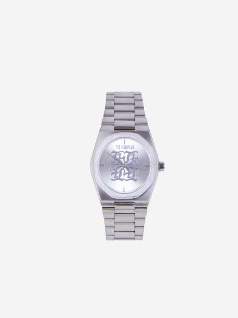 The Kooples SILVER MONOGRAM WATCH