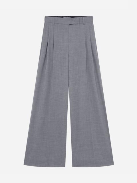 MSGM Flared wool blend pants