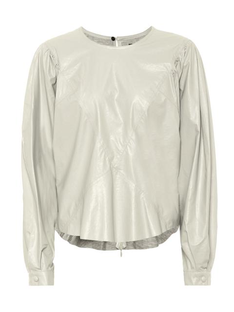 Isabel Marant Dobson faux leather top