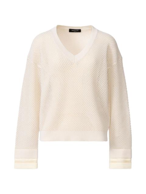 FABIANA FILIPPI V-neck long-sleeve sweater