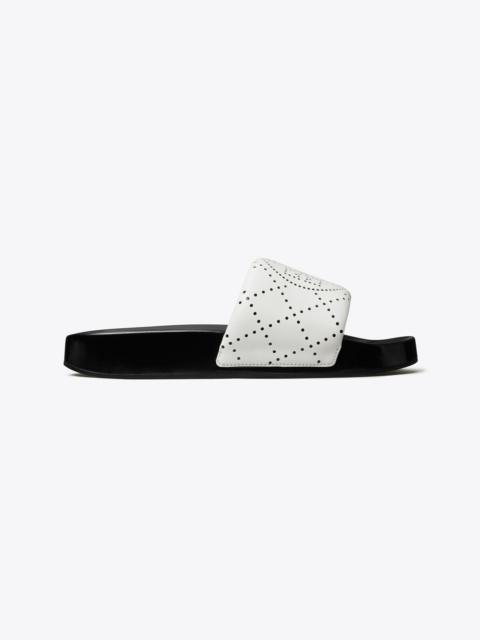 TORY BURCH Double T Pool Slide
