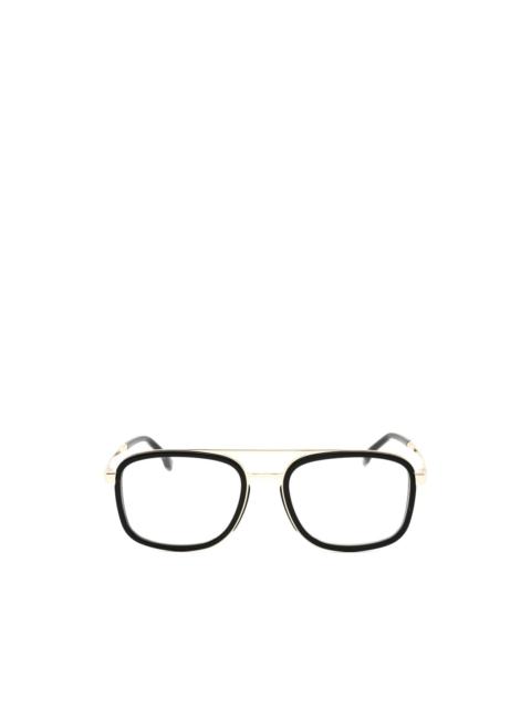 BOSS rectangular-frame glasses