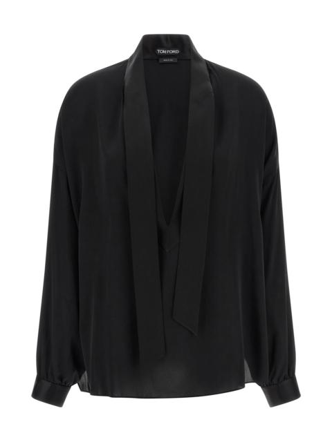 TOM FORD Lavallière neck blouse