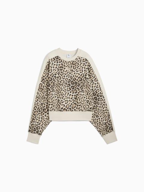PUMA T7 Leo Oversized Crew Sweatshirt Women
