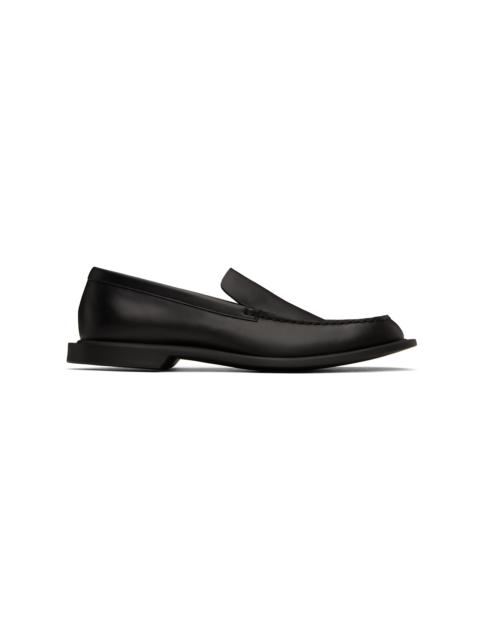 The Row Black Nic Loafers