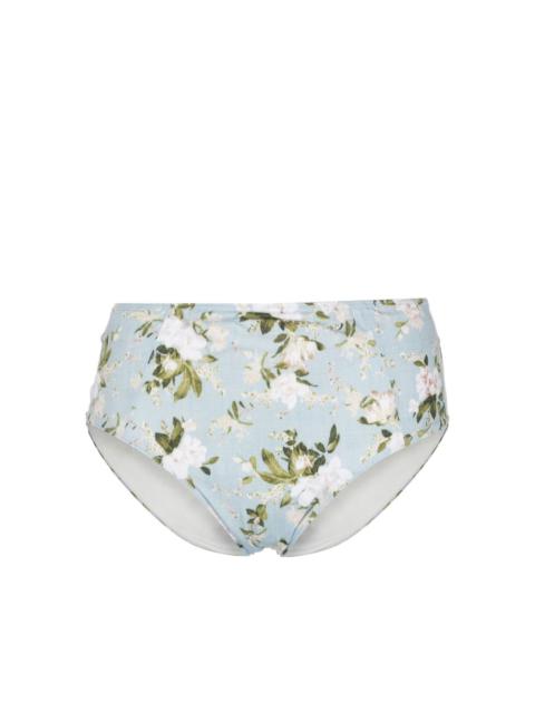 Erdem floral-print bikini bottoms