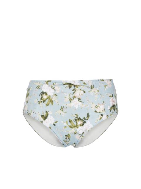 floral-print bikini bottoms