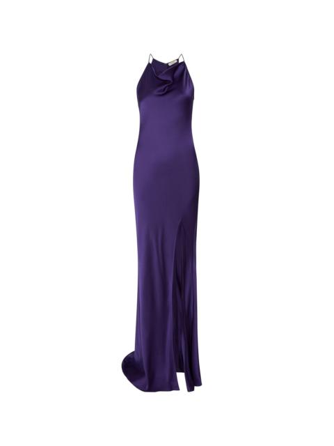 Satin Halter Gown