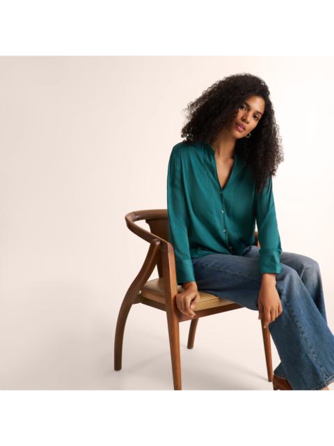 M.M.LaFleur Juliette V-Neck Top - Eco Drape