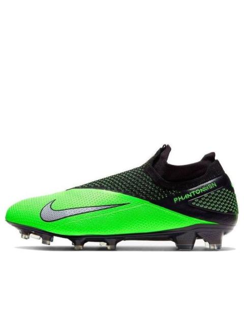 Nike Phantom Vision 2 Elite DF FG 'Black Green Strike' CD4161-036
