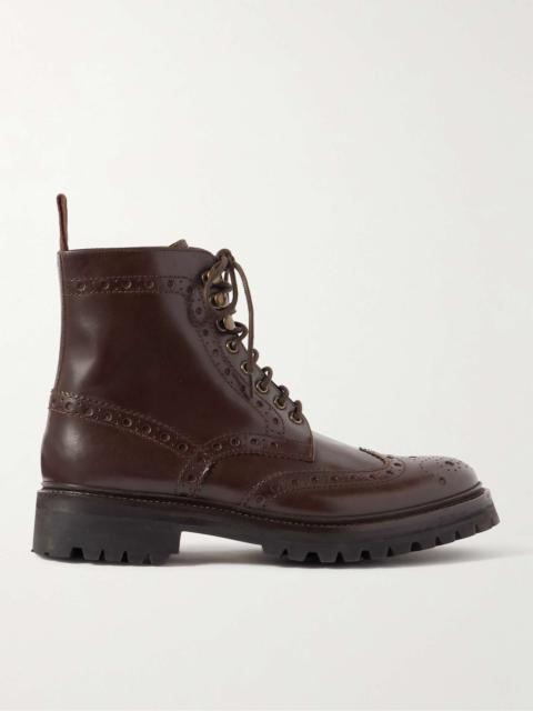 Grenson Fred Leather Brogue Boots
