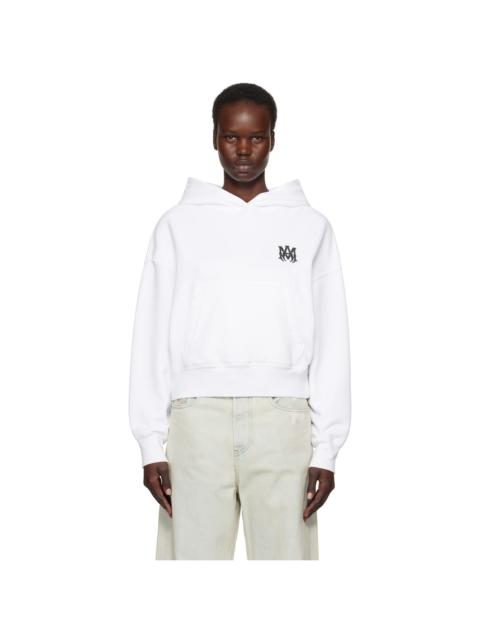 AMIRI White MA Core Logo Hoodie