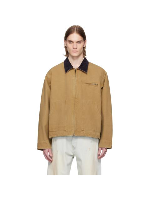Ambush Beige Canvas Work Jacket