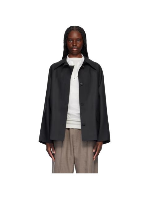 KASSL Editions Black Original Hip Rubber Jacket