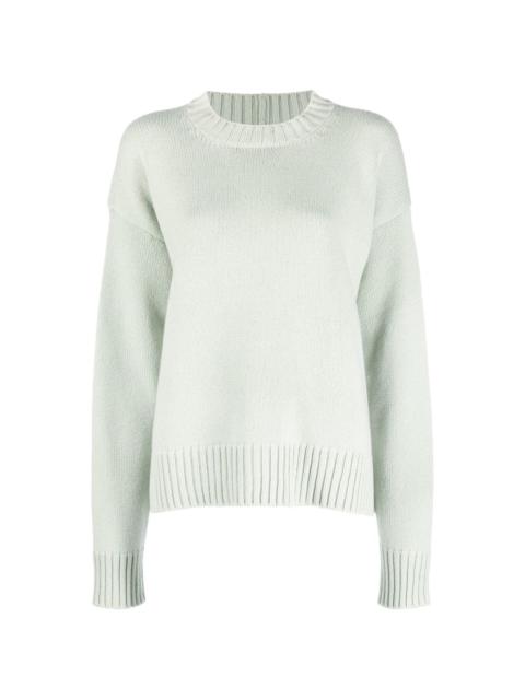 fine knit cotton-cashmere jumper