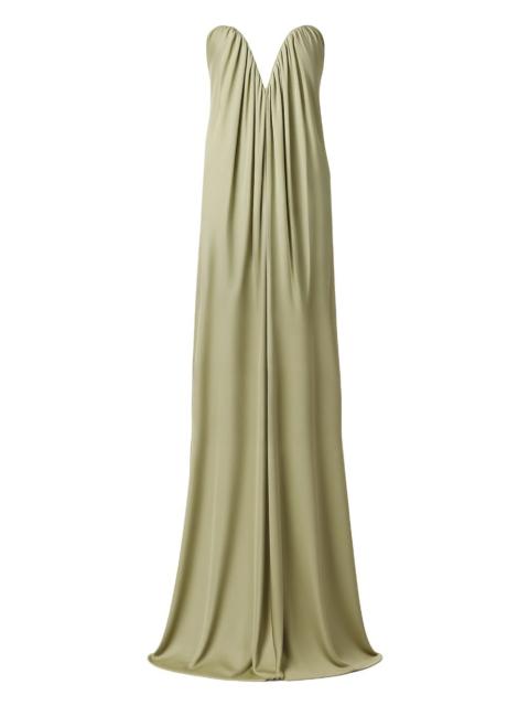 THE NEW ARRIVALS ILKYAZ OZEL Olivienne heart-neck maxi dress