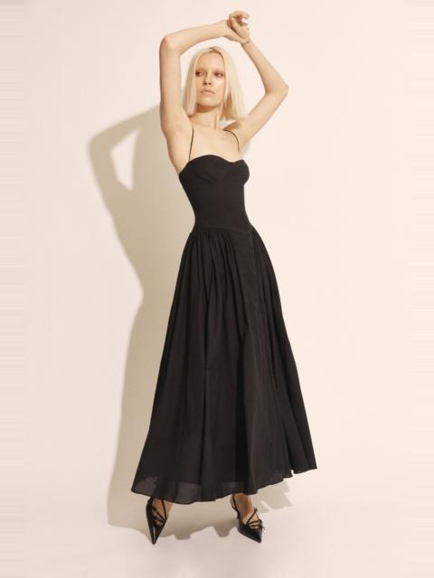 BARDOT Estie Cotton Maxi Dress In Black
