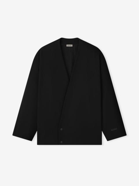 Fear of God Easy Care Wool Relaxed Lapelless Jacket
