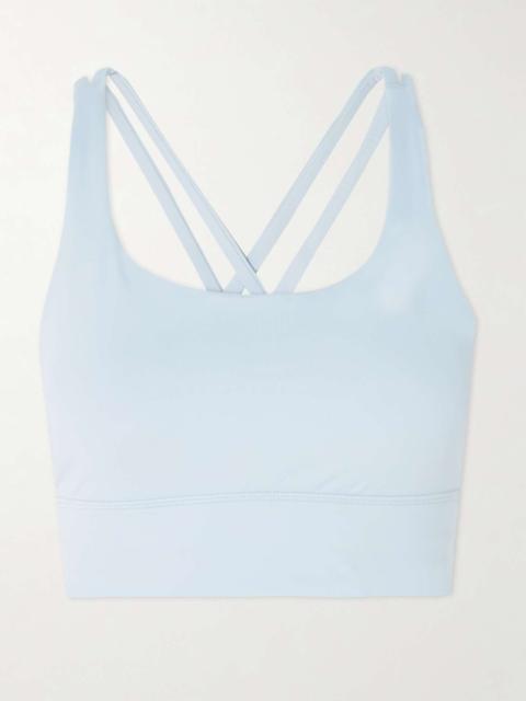 lululemon Energy Longline Luxtreme™ Bra Medium Support, B–D Cups Light blue