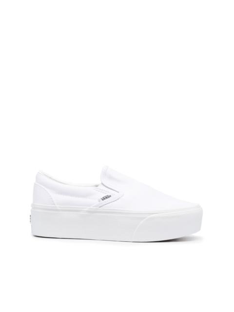 classic slip-on platform sneakers