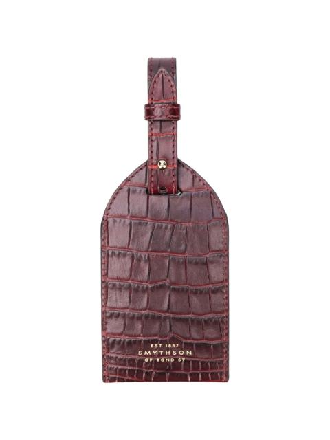 Smythson Mara luggage tag