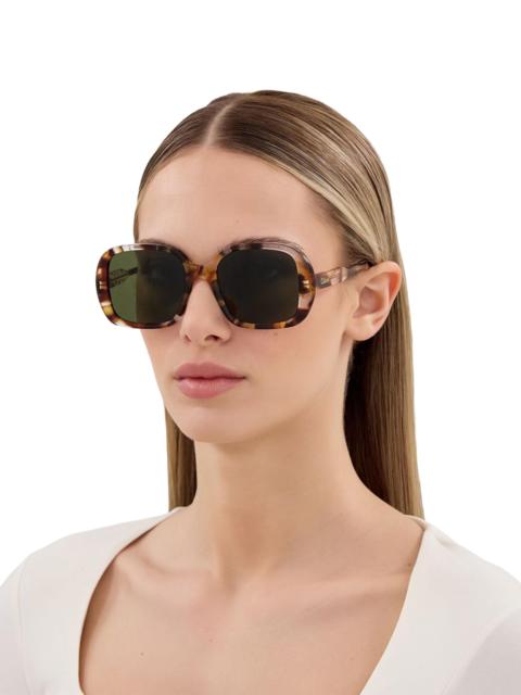 Chloé Women's Gayia 55MM Square Sunglasses - Havana