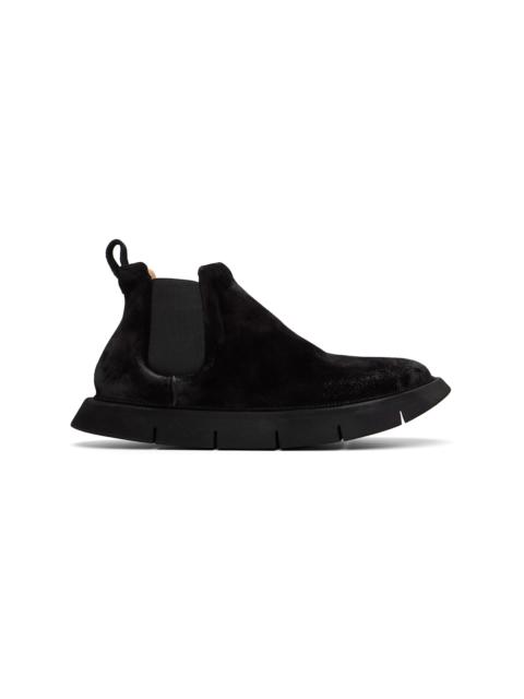 Marsèll Black Intagliata Leather Chelsea Boots
