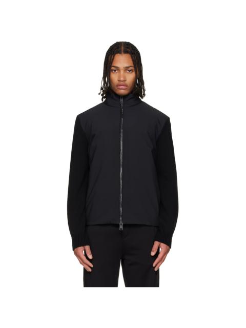 Moncler Black Virgin Wool Down Jacket