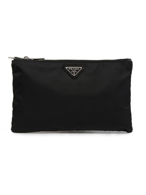 Re-Nylon and Saffiano leather purse