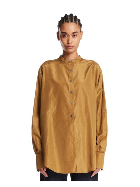 The Row Beige Lula Silk Shirt