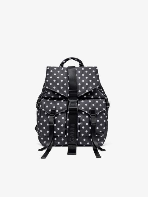 GANNI DOTS RE-TECH BACKPACK